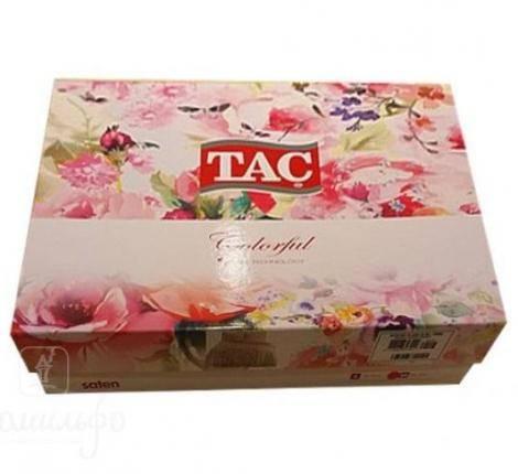 Постельное белье "TAC" Premium DIGITAL сатин DELUX SEINE Евро, бежевый