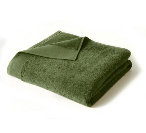 Полотенце махровое "Blanc des Vosges" UNI FORET (зелёный), 30х50-2шт.