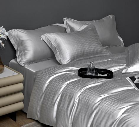 Постельное бельё Primavelle Tencel жаккард "SAJE" серый, Евро