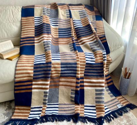 Плед хлопковый Райтекс "ИНДИГО", 150х200