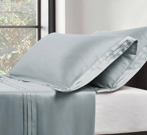 Постельное бельё Sharmes Solid "Soho" Евро макси, Пастельно-синий