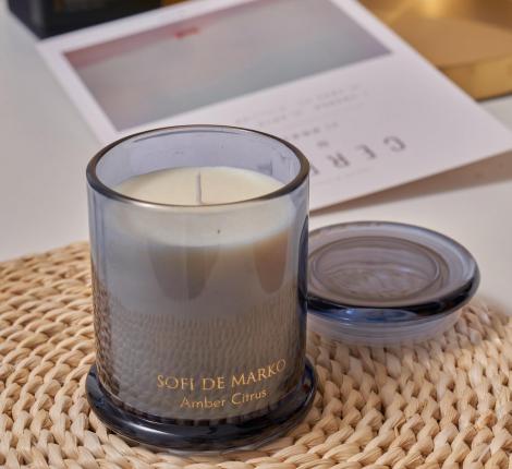 Ароматическая свеча "Sofi de Marko" Amber Citrus, 250 грамм