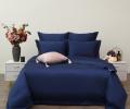Постельное белье "Sofi de Marko" Моно (сапфир) Сатин ДеЛюкс, Евро макс