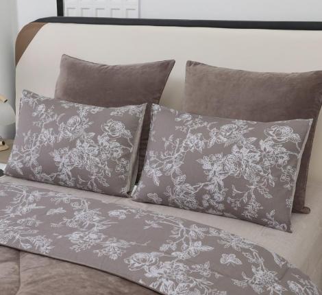 Постельное белье с одеялом "Sofi de Marko" Роберто №19 Велюр/Сатин, 1,5 спальный