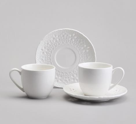 Чайный набор "STYLE" 441-061 на 2 персоны, 4 предмета (220 мл)