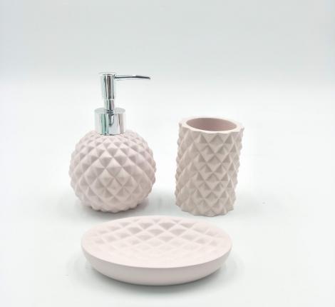 Набор для ванной &quot;Sofi de Marko&quot; №59 (розовый/матовый)