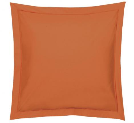 Наволочка "Blanc des Vosges" сатин де люкс 50х70 sanguin (оранжевый)