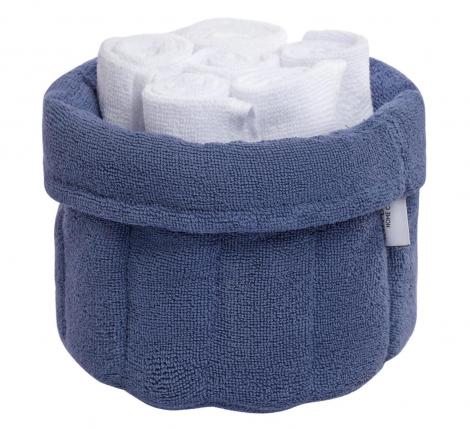 Набор махровых полотенец "Sofi de Marko" Donna (синий), 30х30-6шт.