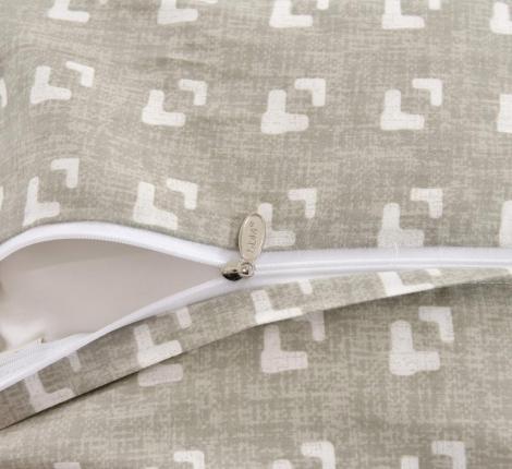 Постельное белье "Sofi de Marko" Пауль (серый) Сатин, Евро