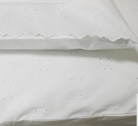 Постельное бельё детское BOVI "МИШУТКИ" Перкаль, белый
