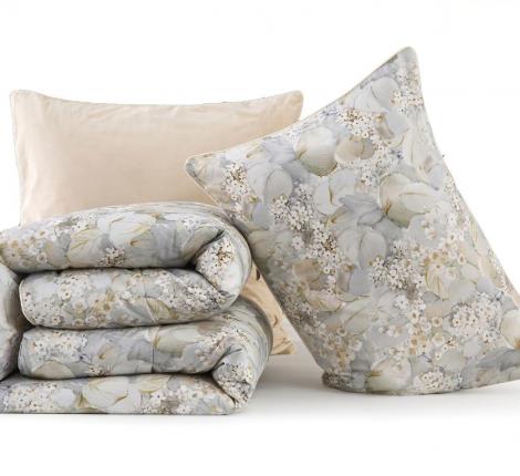 Постельное белье с одеялом "Sofi de Marko" Рикардо №4 Велюр/Сатин, Евро