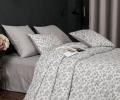 Постельное белье с одеялом "Kazanov.A." Латифа (жемчуг лаванда) Муслин, Евро