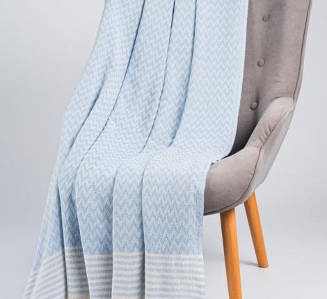 Плед "ELISA" голубой, 170Х210