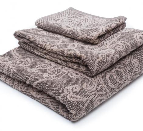 Полотенце махровое "MARIAGE" 65х140, коричневый