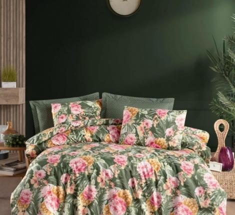 Постельное бельё EFOR RANFORCE "GARDEN", Евро (ПВХ)