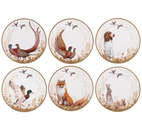 Столовый сервиз "ОХОТА" на 6 персон, 23 предмета