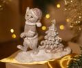 Статуэтка "КОТИК С ЕЛОЧКОЙ", 13х5,5х11,5 см