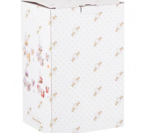 Набор кружек на металлической подставке 4 шт. "ПРОВАНС ЛИМОНЫ", 350 мл