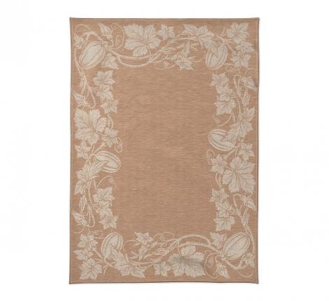 Полотенце кухонное Leitner "KURBIS" 50х70 лён-жаккард, оранжевый