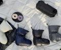 Сапожки-носочки пуховые "Comfort Socks Travel Grass" Grey, 40-45 р.