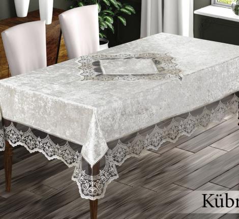 Скатерть EFOR "KUBRA" 160х220, капучино