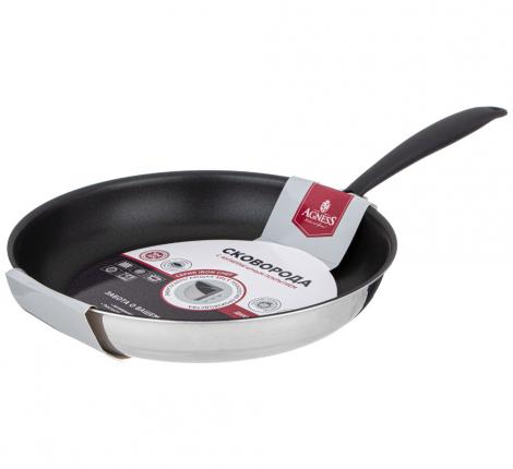 Сковорода AGNESS "IRON CHEF", диаметр 28 см