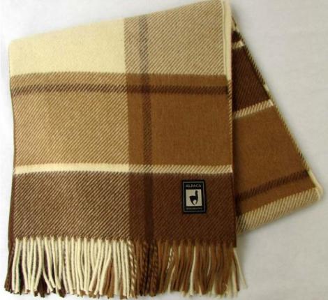 Плед INCALPACA (55% шерсть альпака, 45% шерсть мериноса) PP-22, 170x210