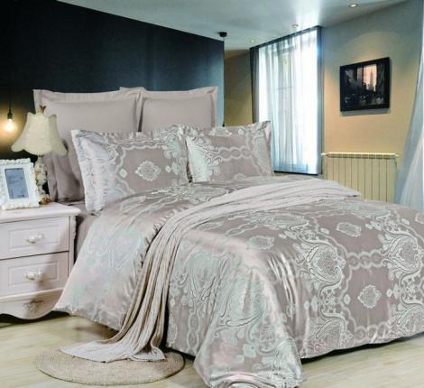 Постельное белье Valtery JC-44 Сатин-Жаккард 1,5 спальный