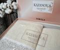 Комплект махровых полотенец "Kazanov.A." Dolce (латте), 50х90+70х140