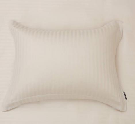 Постельное белье "Sofi de Marko" Моне (крем) Страйп Сатин, Евро (50х70-2шт.)