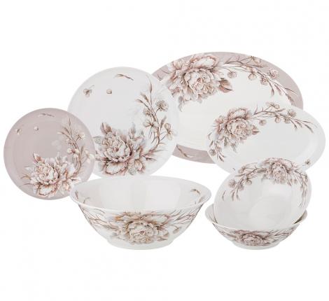 Столовый сервиз "WHITE FLOWER" на 6 персон, 23 предмета