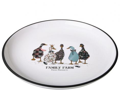 Тарелка обеденная "FAMILY FARM", диаметр 25,5 см