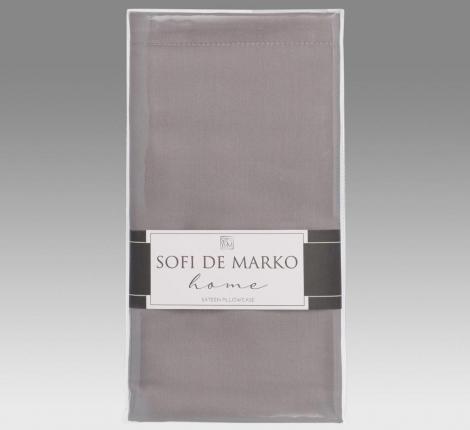 Наволочка "Sofi de Marko" Мармис (тауп) Сатин, 70х70 
