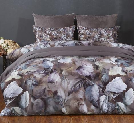 Постельное белье с одеялом "Kazanov.A." Вайнона (капучино) Велюр/Egypt Cotton, Семейный