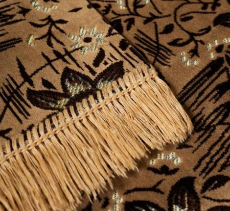 Покрывало шпигель большой "Karteks" на диван 160х220 АСТРА, бежевый