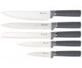 Набор кухонных ножей (5 шт.) и приборов "AGNESS" 671-201, 12 предметов