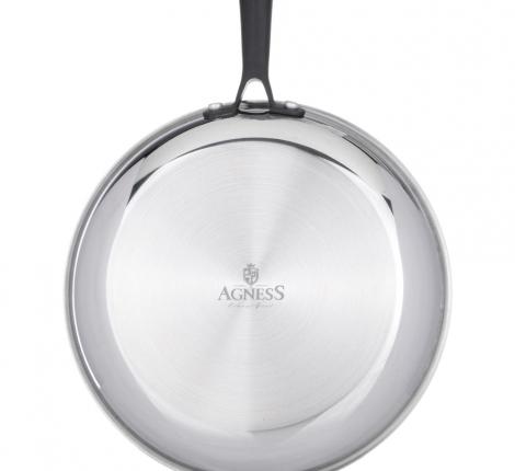 Сковорода AGNESS "IRON CHEF", диаметр 24 см