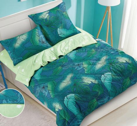 Постельное белье с одеялом "Tango" De Verano Y500-35 Микросатин, Семейный