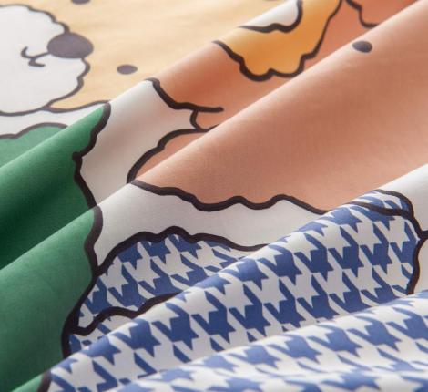 Постельное белье детское "Sofi de Marko" Медвежата (желтый) Сатин, 1,5 спальный