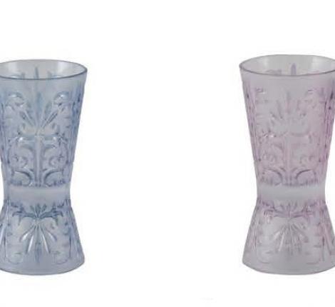 Набор стопок 6 штук "TATTOO" хрустальное стекло, высота 9 см