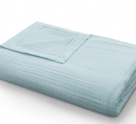 Покрывало-одеяло муслиновое Valtery (мятное), 160х230