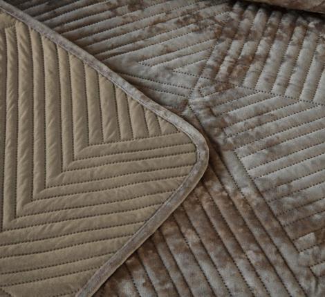 Покрывало "Sofi de Marko" Патрисия (капучино 1) Велюр, 240х260