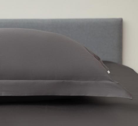 Постельное белье "Sofi de Marko" Моно (антрацит) Сатин ДеЛюкс, Евро