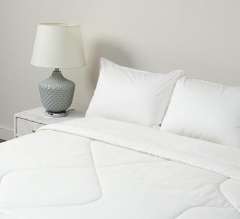 Постельное белье с одеялом "Sofi de Marko" Элиана (молоко) Сатин, Евро