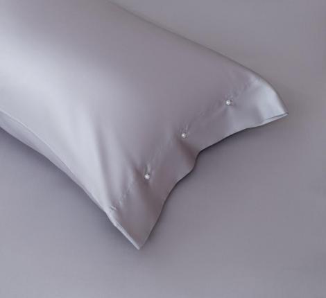 Постельное белье с одеялом "Sofi de Marko" Premium Mako (серый) Сатин ДеЛюкс, Евро