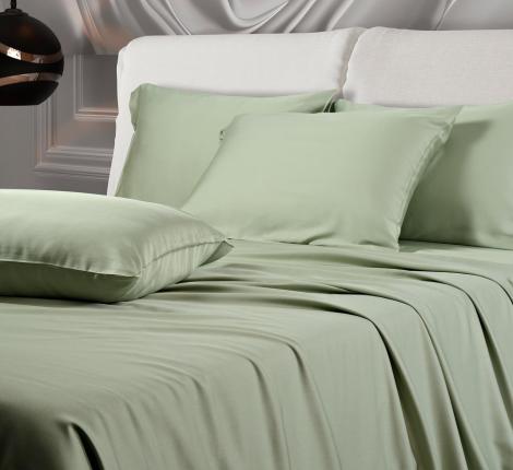 Постельное бельё Sharmes "Bamboo" 2 спальный, оливковый