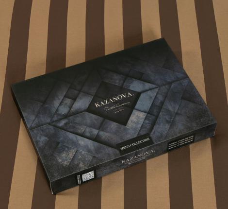 Постельное бельё "Kazanov.A." Чарли (брауни трюфель) Сатин, 1,5 спальный