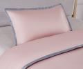Постельное бельё Sharmes Solid «Coctail» Евро-макси, Нежно-розовый/жемчужно-серый