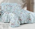 Постельное бельё "Maison D'or" ORCHID PLUME (голубой) Тенсел, Евро