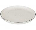 Тарелка закусочная "PLATINUM", диаметр 21 см